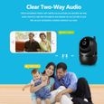 Babyphone Ecoute Bébé Vidéo Sans Fil  avec détecteur de mouvement automatique à vision de nuit -A2-3