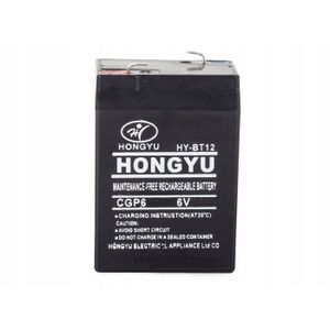Batterie Plomb-gel Powery 6V 4.5Ah - Pour Alarme, éclairage, Panneau Solaire, Neuve