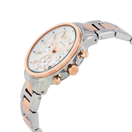 Armani Exchange CHRONOGRAPH AX4331 Chronographe pour femmes Avec des Zircons Achat vente montre Cdiscount