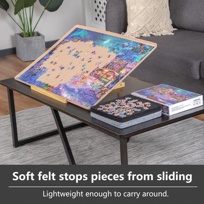 Boîte de rangement pour Puzzle pièces, sac de rangement Portable pour Puzzle ave Boîte de rangement pour Puzzle pièces, sac de rangement Portable pour Puzzle ave