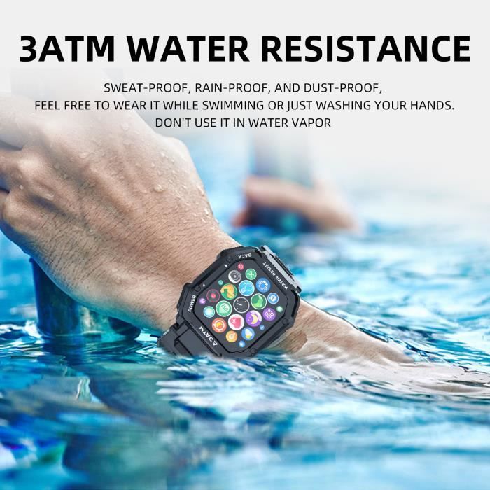 Montre Connect e Sport De Plein Air tanche 3ATM Moniteur D