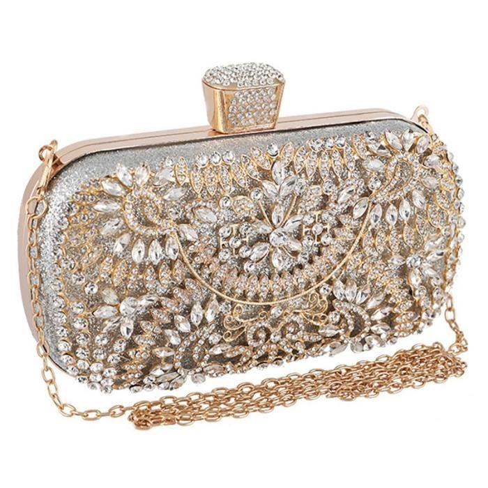 Pochette de Soir E pour Femme pour Mariage Pochette Sac Main