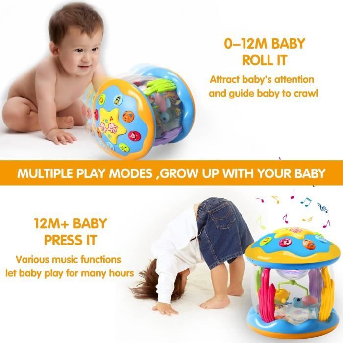 Jouets pour bébé 6-18 mois Jouets de dés d'activité pour bébé