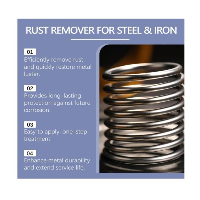 Highly Concentrated Steel Rust Remover Spray,120ml Anti Rust Car Metal ...