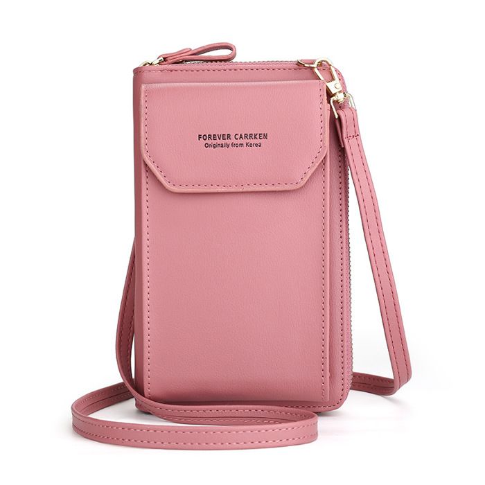 Sac Bandoulière Femme En Cuir PU Vert - Petit Format, Portefeuille Pour écran Tactile - Neuf Sans étiquette