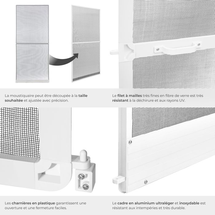 Cadre Moustiquaire Ajustable