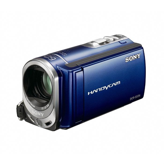 SONY DCR-SX34 Bleu - Cdiscount Appareil Photo