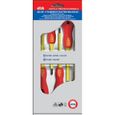 Jeu de tournevis 100pc trempé Chrome Vanadium lames et astuces Soft-Grip Poignées