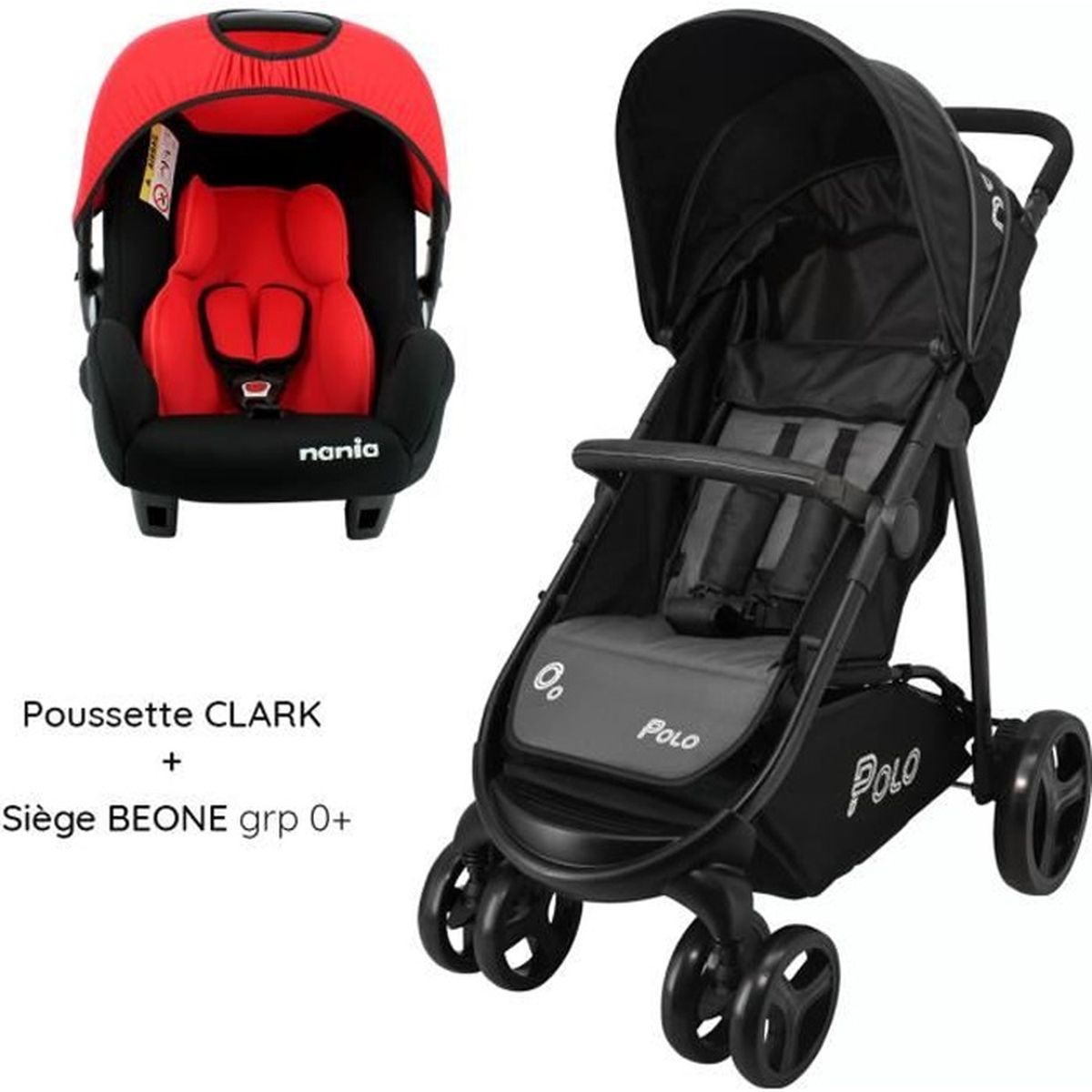 nania poussette combinée 3 en 1 giulia