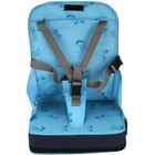 ONEVER 3pcs Portable Pliable Réhausseur Siège de Table Bébé Enfant Repas Harnais Sécurité Chaise Voyage, Bleu