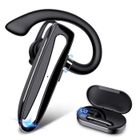 SODIAL Oreillette Bluetooth Oreillette Sans Fil pour TéLéPhones Portables avec éTui de Charge Oreillette Mains Libres à une Seule Oreille