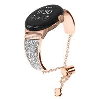 ( or rose ) Bracelet de montre avec diamant Adjustable, Pièces de rechange pour montres  pour la montre Google Pixel