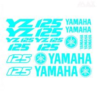 16 stickers YZ 125 – BLEU CIEL – YAMAHA sticker YZ 125 - YAM436