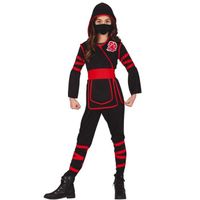 Déguisement ninja de la brume fille - FIESTAS GUIRCA, S.L. - Enfant - Noir