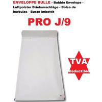 10 Enveloppes a Bulles blanche PRO J-9 300 x 445 mm (dimension pochette intérieure) type J9 enveloppe matelassé blanc 320 x 455 +