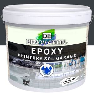 PEINTURE - VERNIS 4,5 kg Gris anthracite - RESINE EPOXY Peinture sol