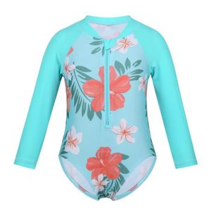 MAILLOT DE NATATION inlzdz Bébé Fille Maillot de Bain 1 Pièce Anti UV 