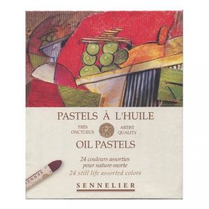 PASTELS - CRAIE D'ART Boite de 24 pastels à huile - Nature morte - Senne