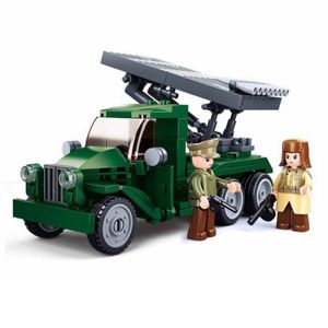JEU DE CONSTRUCTION COMPATIBLE LEGO SLUBAN ARMY TANK CHAR ALLEMAND MOYEN  M38 B0859 - Véhicules militaria (7149968)