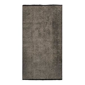 TAPIS DE COULOIR VENICE Tapis tissé plat reflet lumière 80 x 150 cm Gris Anthracite