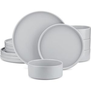 Service de Vaisselle en Porcelaine 56/60 pièces pour 10-12