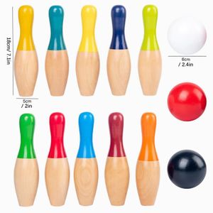 14.5cm10bottles2Ball - Jeu de Bowling en PU solide pour enfants,  fournitures de sport à motifs colorés, jeu d - Cdiscount Sport