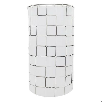 Tringle De Rideau De Douche Télescopique 74-236 Cm - Style Industriel Noir Mat, Barre à Rideau Extensible Avec Vis Et Chevilles