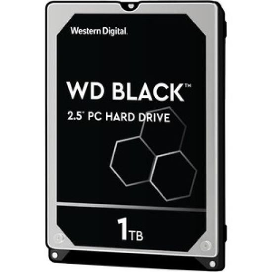 wd - int hdd mobile busn     1tb black 64mb 2.5in sata 6gb/s 7200 rpm noir      noir Noir