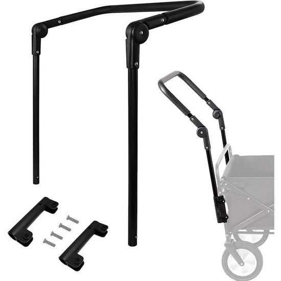 3 Pièces Manche De Fourche De Jardin Remplacement De Poignée De Chariot