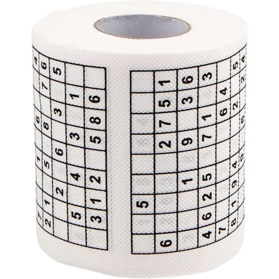 Rouleau De Papier Toilette Sudoku Papier Toilette Sudoku Drôle Idée