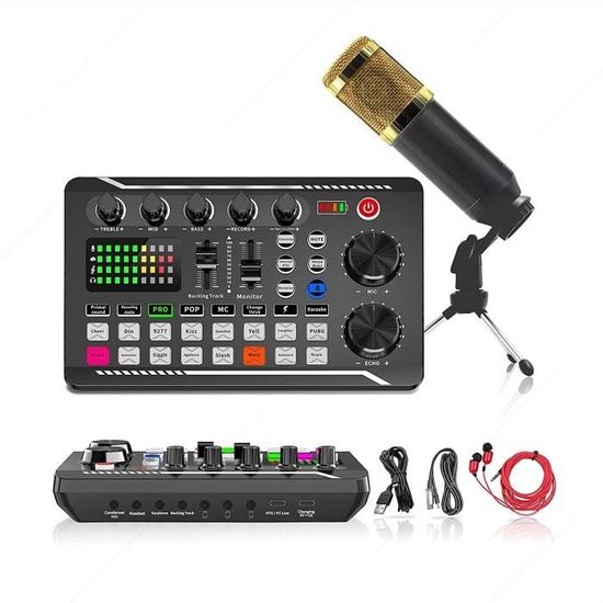 Micro Streaming Ensemble, MOSING Kit d'équipement de Streaming avec Table de Mixage Streaming et Micro Studio, Microphone PC p[76]