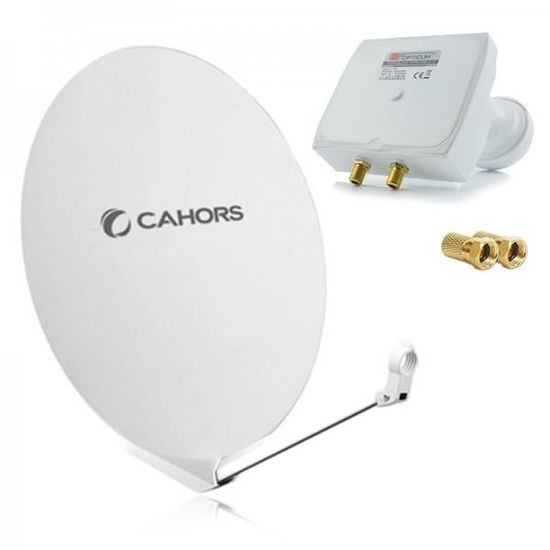 thumbnail image 2 of COR 800SAE-J 80cm Satellite Dish Kit – Includes Twin Opticum LNB And 40cm Wall Bracket 2 of 6