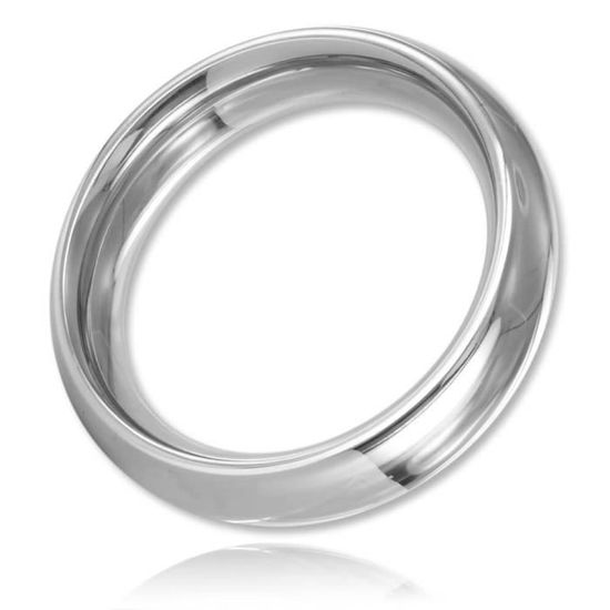 Cockring (Anneau De Pénis) En Acier Type Donut - Diamètre 20mm, Couleur Argenté - Neuf