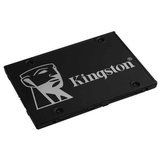 Kingston KC600 2 To - SSD 2 To 2.5" 7 mm Serial ATA 6 Gb/s ( Catégorie : Disque SSD )