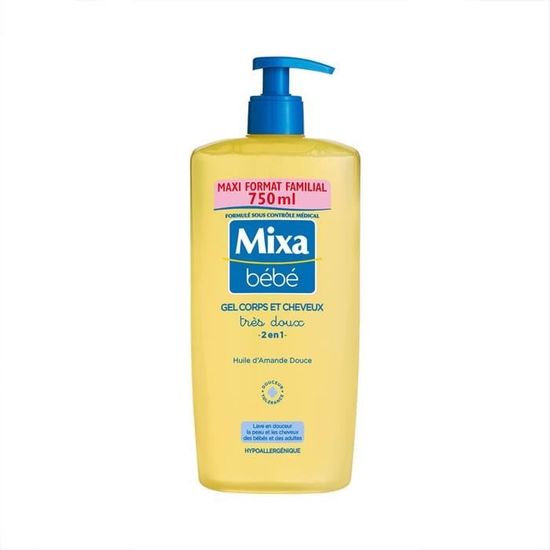 Lot De 5 Mixa Bebe Gel Tres Doux 2 En 1 Corps Et Cheveux A L Huile D Amande Douce 750ml Cdiscount Au Quotidien Lot De 5 Mixa Bebe Gel Tres Doux 2 En 1 Corps Et Cheveux A L Huile D Amande Douce 750ml Cdiscount Au Quotidien
