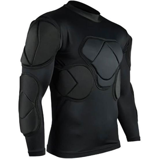 Maillot De Sport Rembourré Homme - Protection Côtes Et épaules - Mousse EVA - Pour Rugby, Basketball, Football