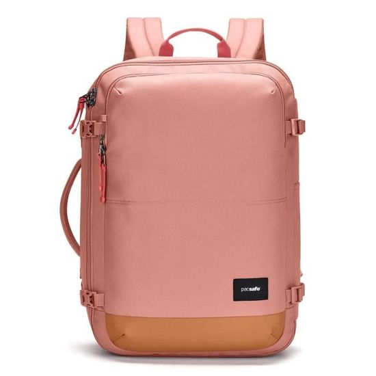 Sac à Dos Pacsafe Go 15L – Rose, Antivol, Blocage RFID, Neuf
