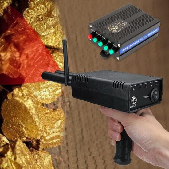Détecteur De Métaux Professionnel 12V - Portée 1000m, Profondeur 20m - Détecte Or, Argent, Cuivre - Kit Complet