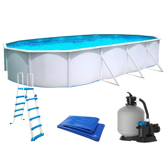 Robelle 361218 Economy Winter Coque Pour 12 5,5 M La Piscine Hors-Sol Ovale 18' X 33' Oval Pool 01 - Economy