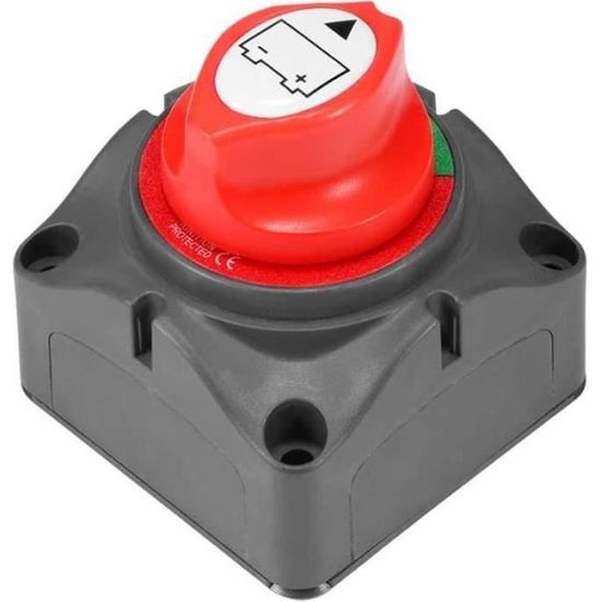 AE07572Coupe Circuit Batterie 6V12V24V pour Moto Auto Camping Car Interrupteurs Batterie