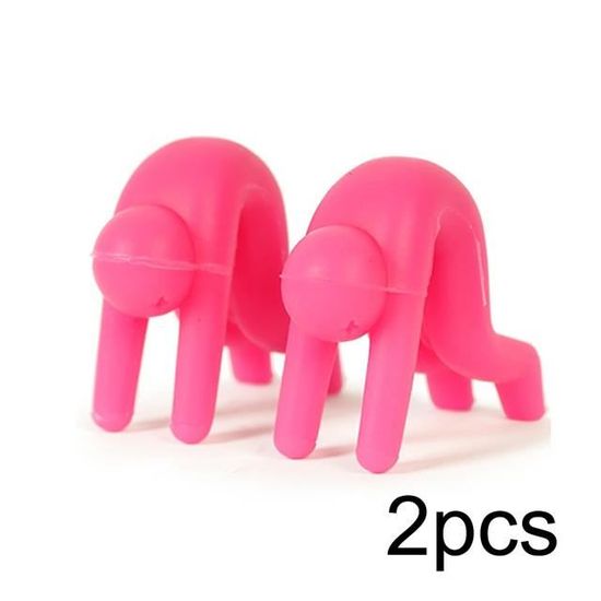 Support Couvercle Et Cuillère Pliable Forme Chat - Pour Comptoir De Cuisine, Anti-gouttes, En PP Noir
