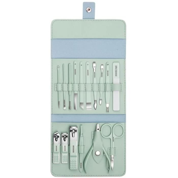 Ensemble de Coupe-Ongles - 123 - 16 pièces - Vert - Soins personnels - Adulte - Mixte