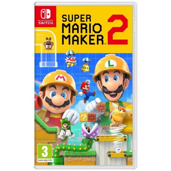 Super Mario Maker 2 - Édition Standard  Jeu Nintendo Switch - Cdiscount  Jeux vidéo