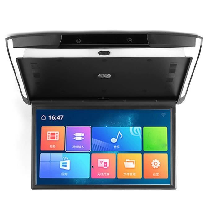 Akozon Moniteur de voiture de toit 17.3po Moniteur Rabattabl