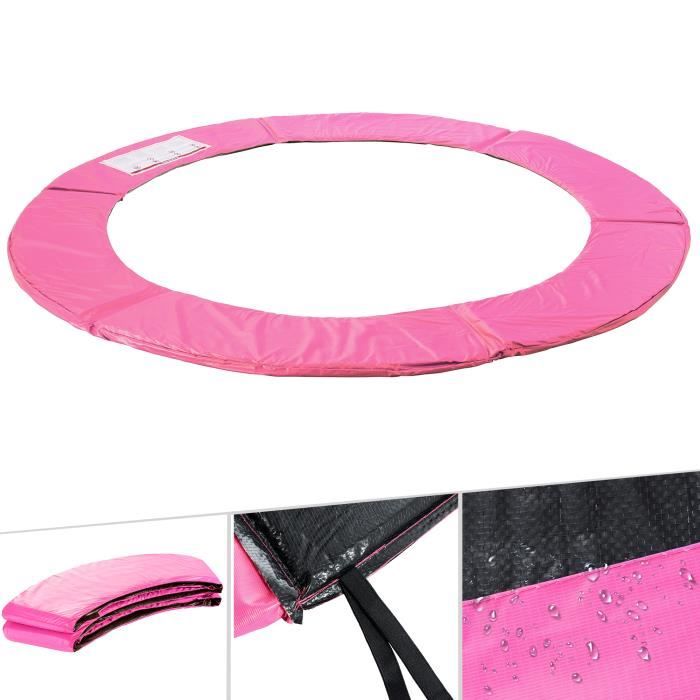AREBOS Coussin de Protection des Ressorts Pour Trampoline 366 cm Rose