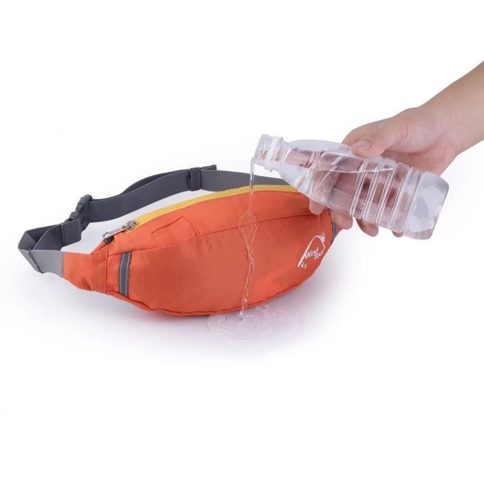 PET. Sac De Taille Sac De Voyage En Polyester Imperméable Course Randonnée Sport