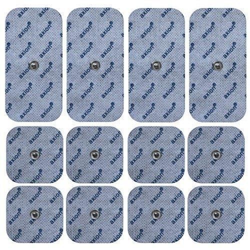AXION - 4 x 10*5 cm + 8 x 5*5 cm - compatible avec les électrostimulateurs BLUETENS