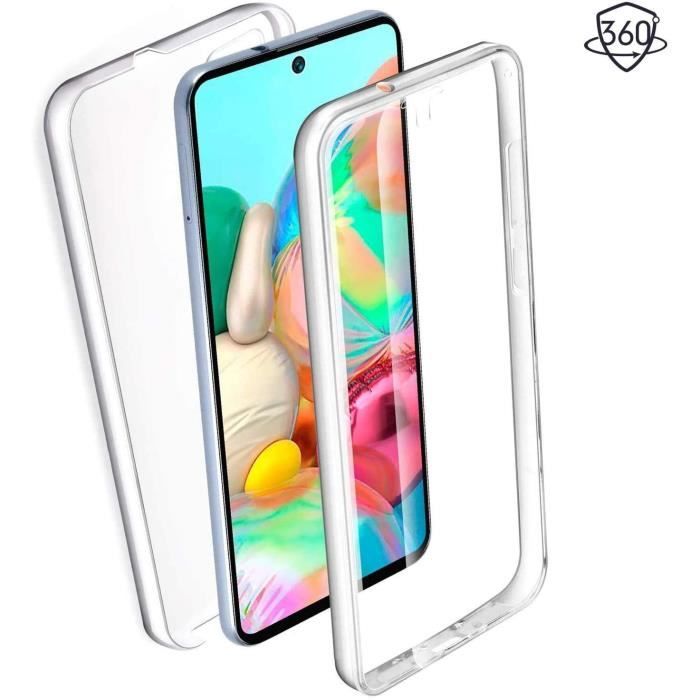 Cophone® coque compatible Samsung Galaxy Note 10 Lite Entièrement Transparente 360 . Protection intégrale avant souple + arrière