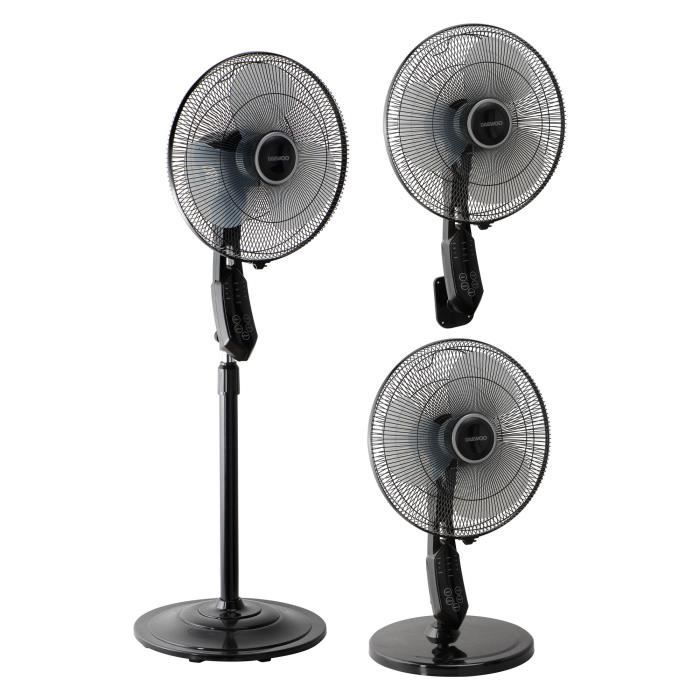 Ventilateur 3 en 1 - noir