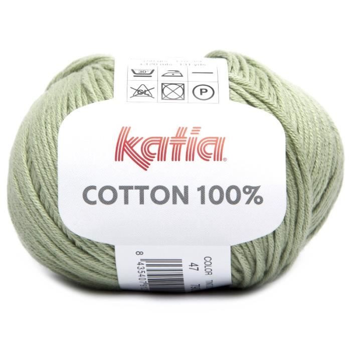 Coton COTTON 100% - Katia 47 Amande